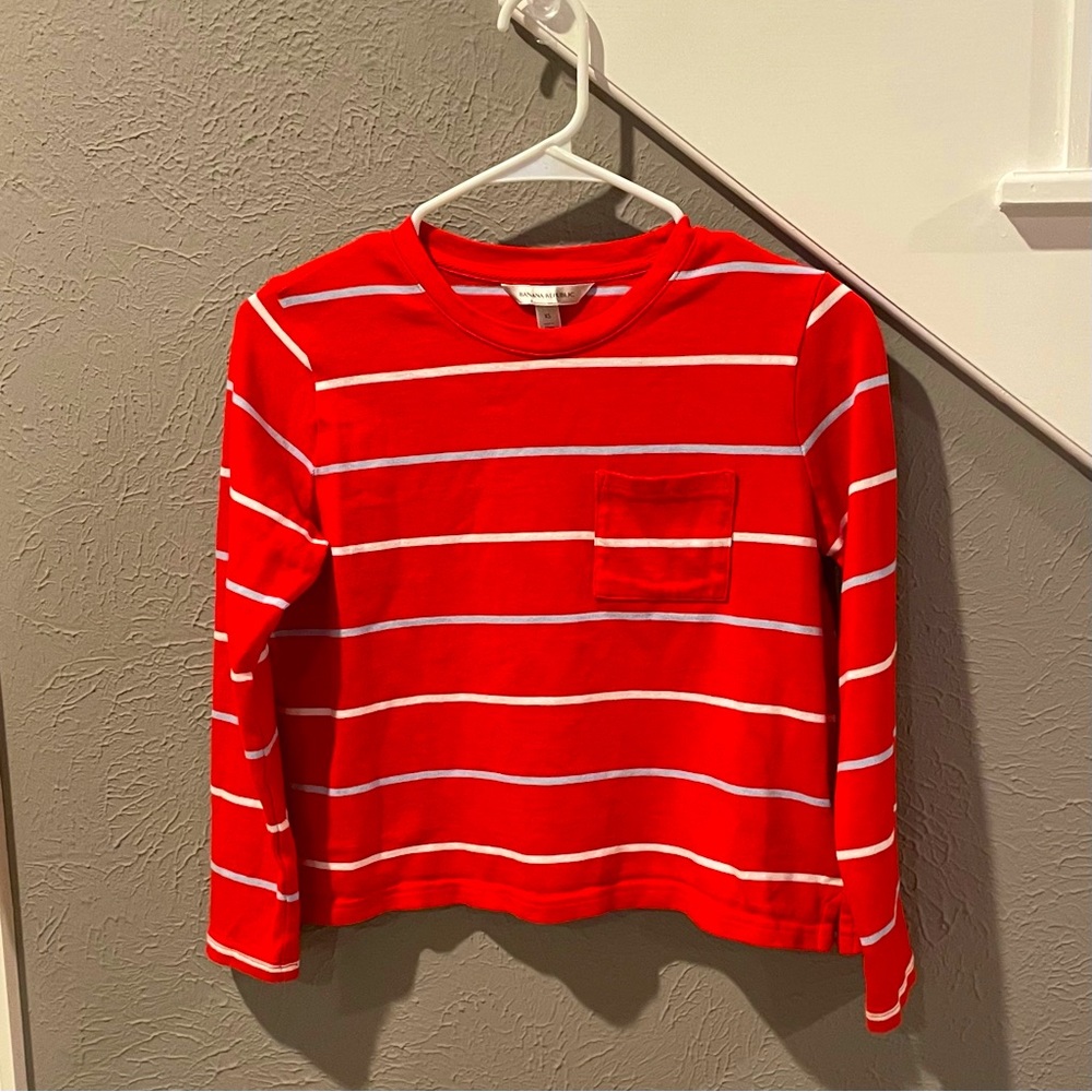 EUC Women’s Banana Republic Long-Sleeved Cropped Top